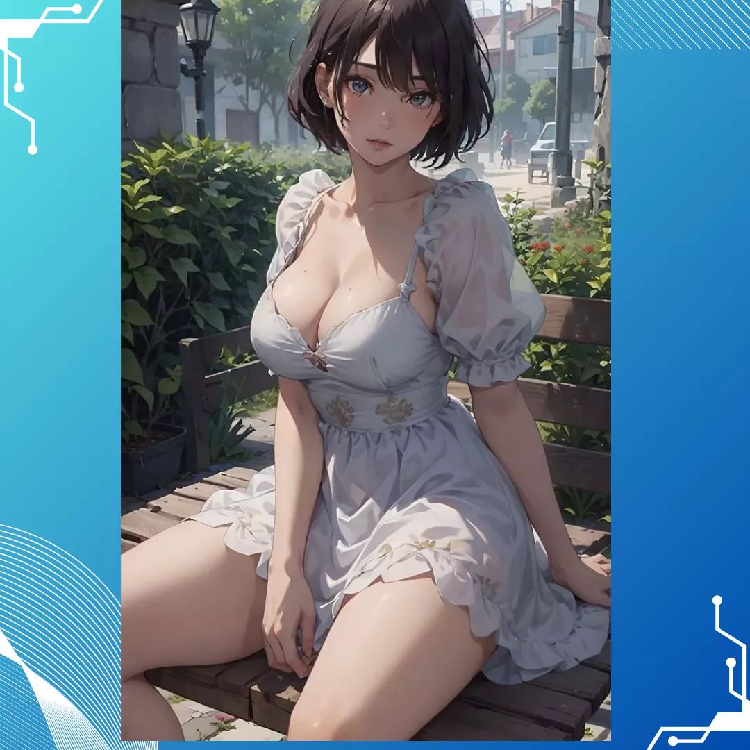 seksi ve çekici anime kızı giyinmeye hazır.