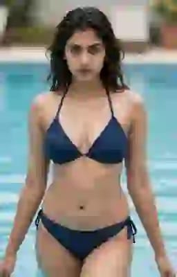따뜻한 청동색 피부 톤과 복잡한 이목구비를 지닌 젊은 Desi 여성의 AI 생성 초상화로, 피규어 프리셋으로 적합합니다.