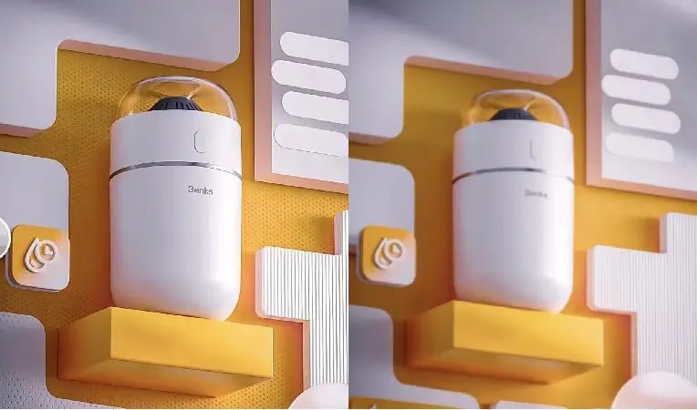 オンラインでAIによるブラー除去を行った製品写真